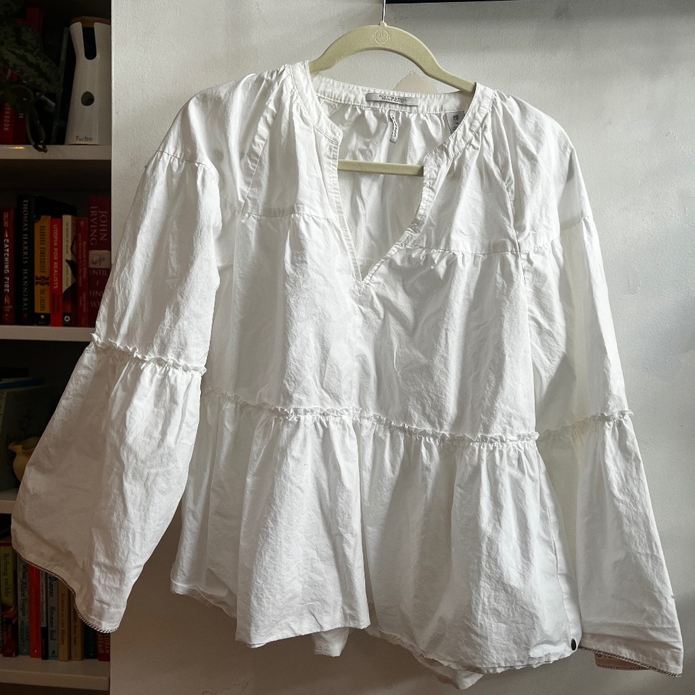 Scotch and Soda Midnight Safari White Top - Never Worn
